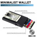 RFID Slim Pop-Up Wallet with Money Clip — All Aluminum Metal Card Holder for Men