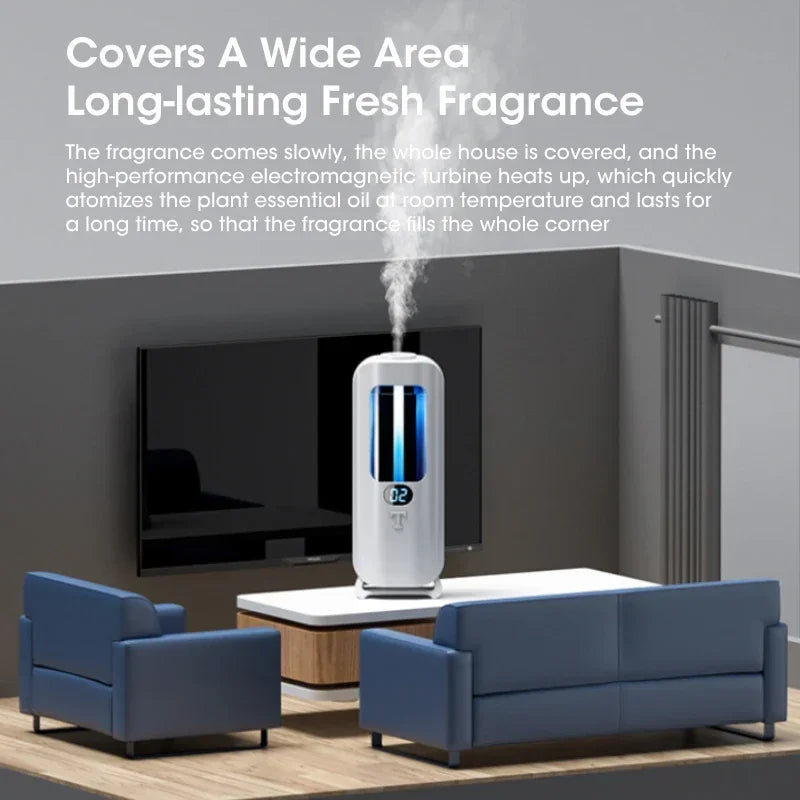 Rechargeable Portable Aroma Diffuser — 5 Modes, Cordless for Home, Car &amp; Office