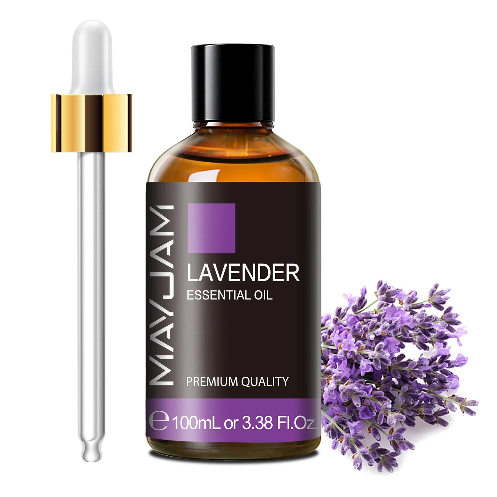 Pure Plant Essential Oil 100ml — Peppermint, Lavender, Frankincense &amp; More for Diffuser &amp; Aromatherapy
