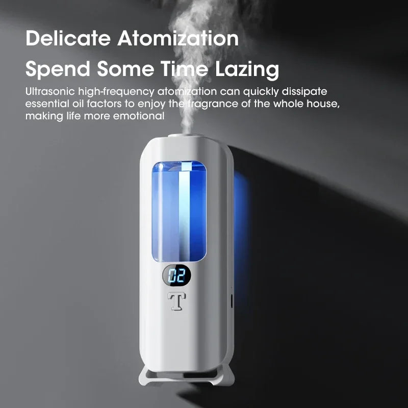 Rechargeable Portable Aroma Diffuser — 5 Modes, Cordless for Home, Car &amp; Office