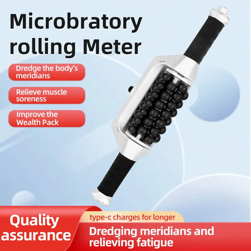 Rechargeable Anti-Cellulite Body Roller — High-Frequency Vibration Slimming Massage Machine