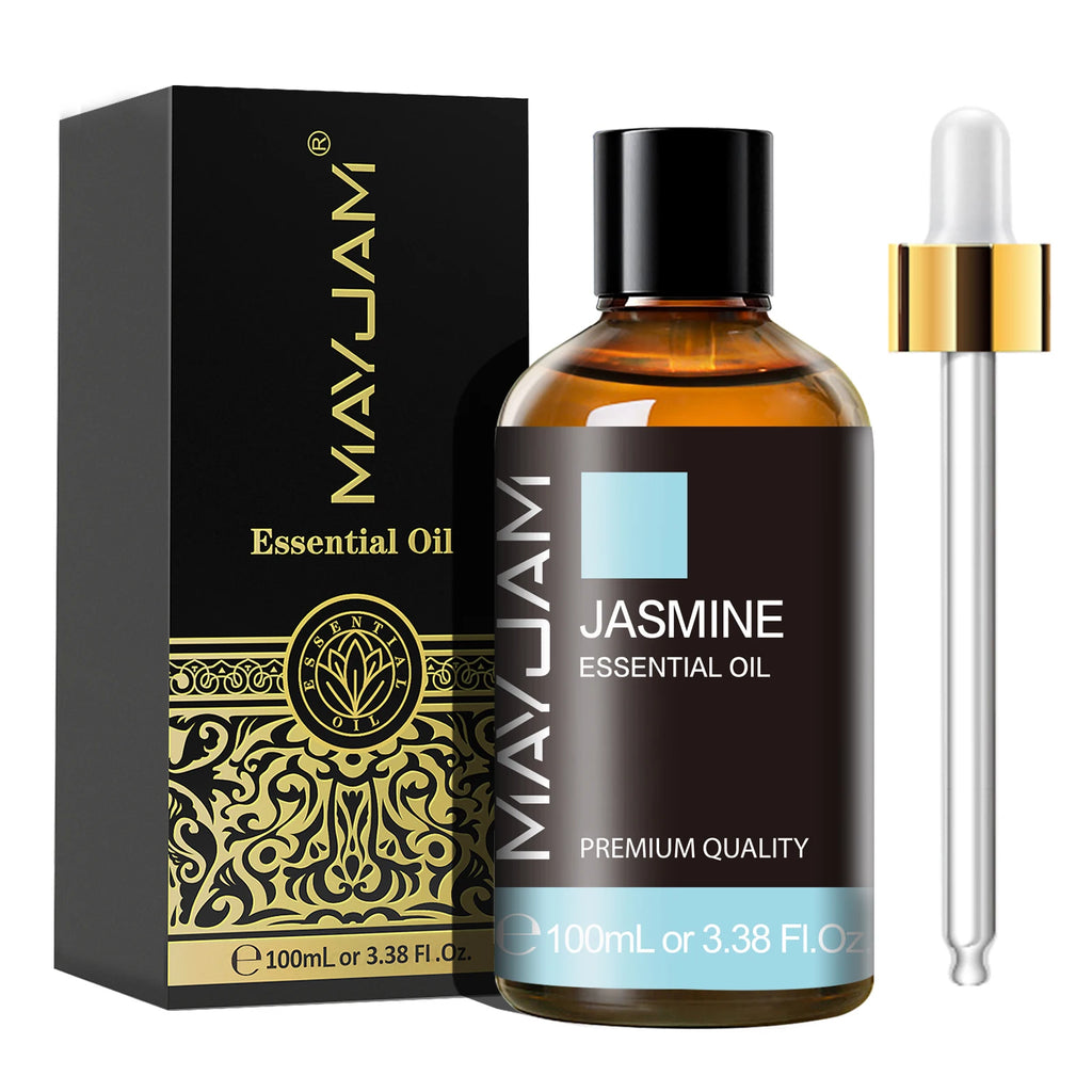 Pure Plant Essential Oil 100ml — Peppermint, Lavender, Frankincense &amp; More for Diffuser &amp; Aromatherapy