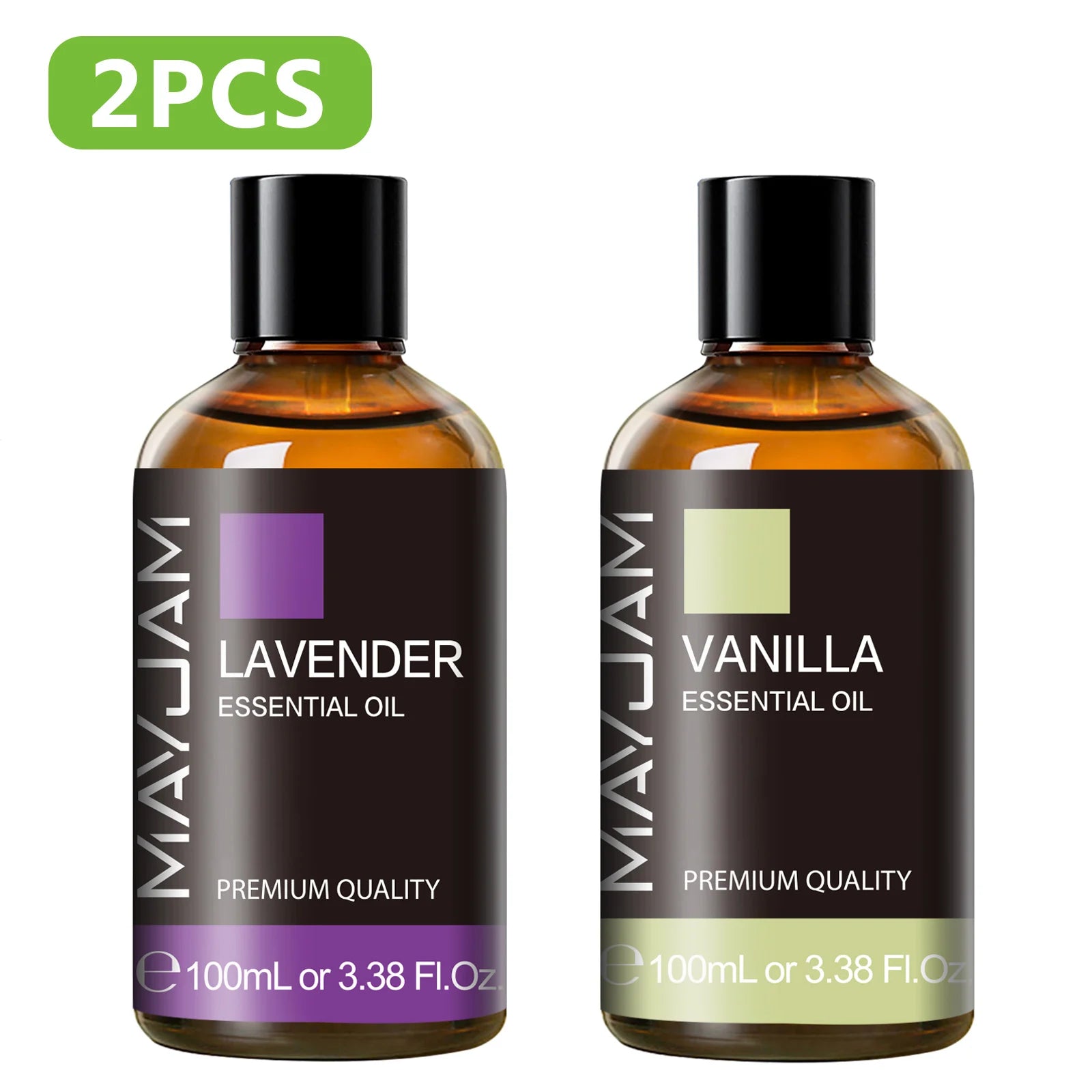 Pure Plant Essential Oil 100ml — Peppermint, Lavender, Frankincense &amp; More for Diffuser &amp; Aromatherapy
