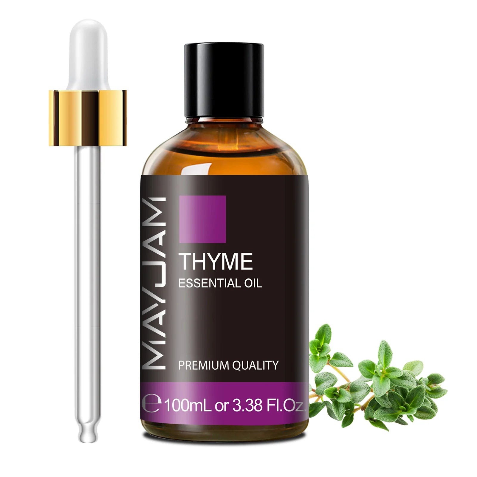 Pure Plant Essential Oil 100ml — Peppermint, Lavender, Frankincense &amp; More for Diffuser &amp; Aromatherapy