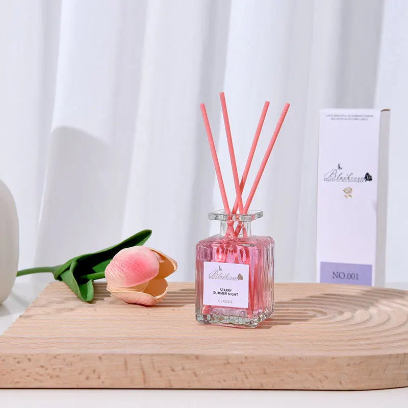 Reed Diffuser Set with Essential Oils — Lavender, Peach & Osmanthus Home Fragrance (50ml)