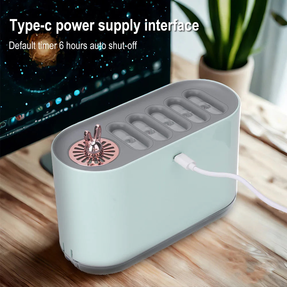 700ml USB Aroma Diffuser &amp; Humidifier — RGB LED Colorful Lights for Bedroom &amp; Home