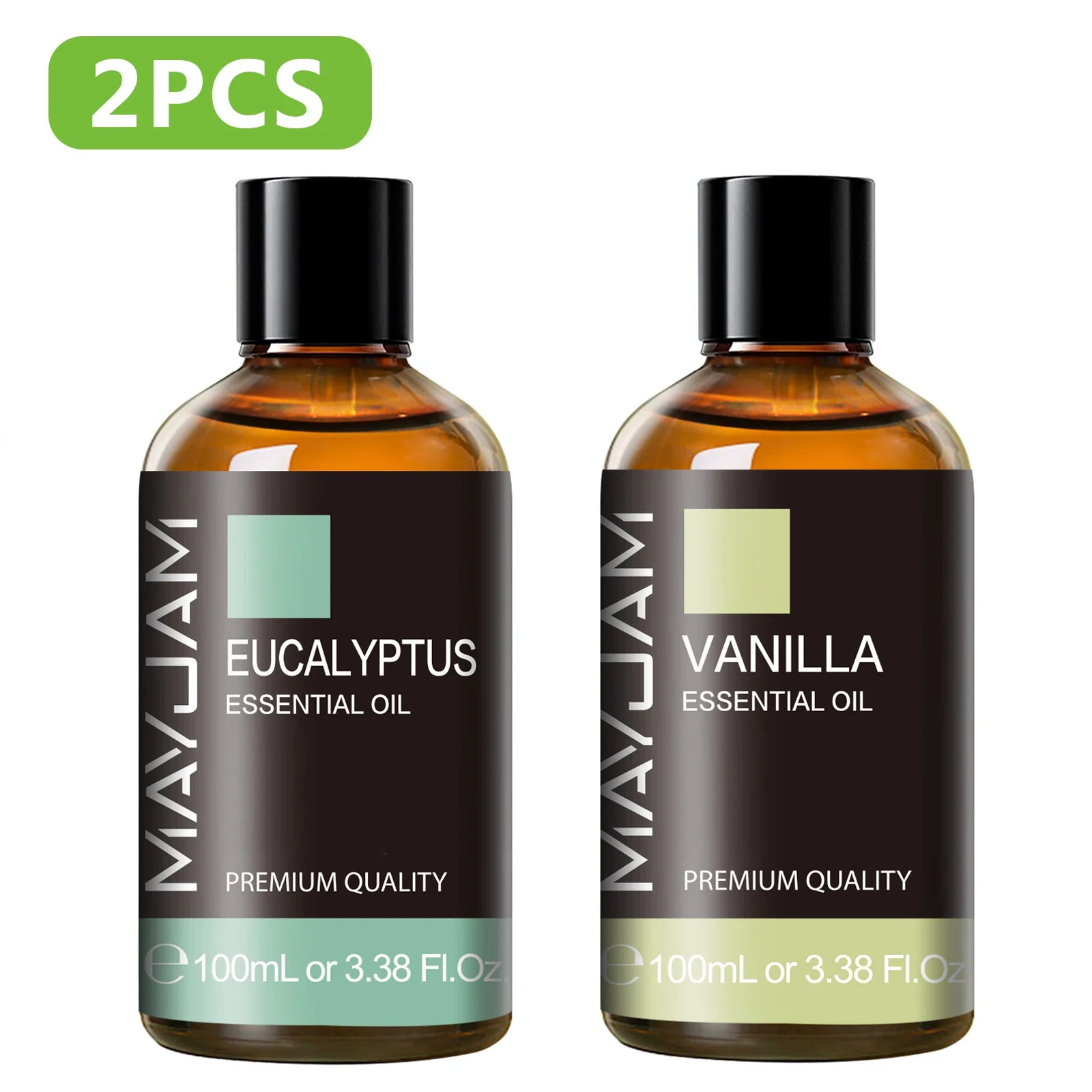 Pure Plant Essential Oil 100ml — Peppermint, Lavender, Frankincense &amp; More for Diffuser &amp; Aromatherapy