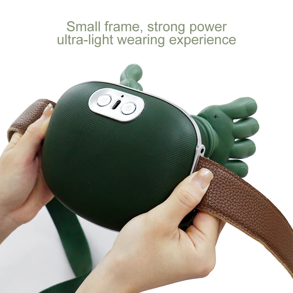N7 Rechargeable Neck &amp; Shoulder Massager — 3-Level Bionic Kneading, Portable Home Massager