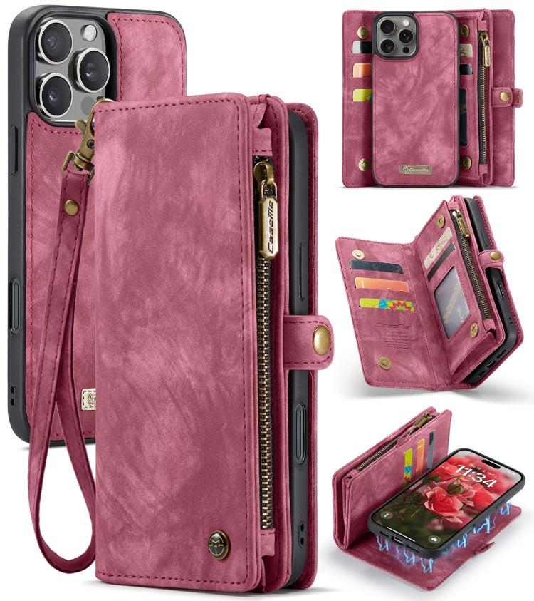 CaseMe 008 Detachable Leather Wallet Case — iPhone 16 Pro Max / Pro / Plus / Air
