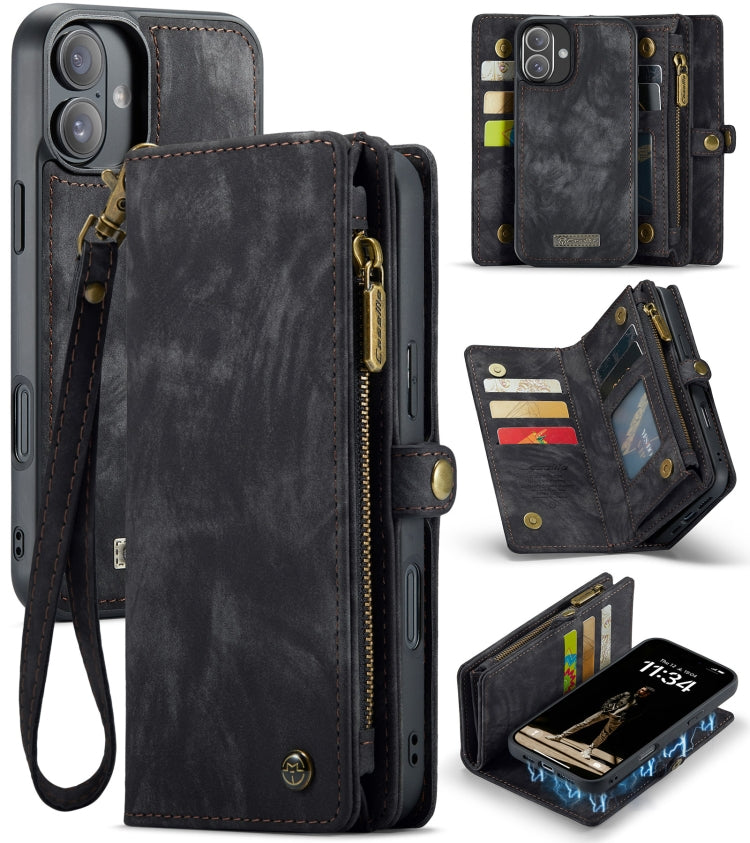 CaseMe 008 Detachable Leather Wallet Case — iPhone 16 Pro Max / Pro / Plus / Air