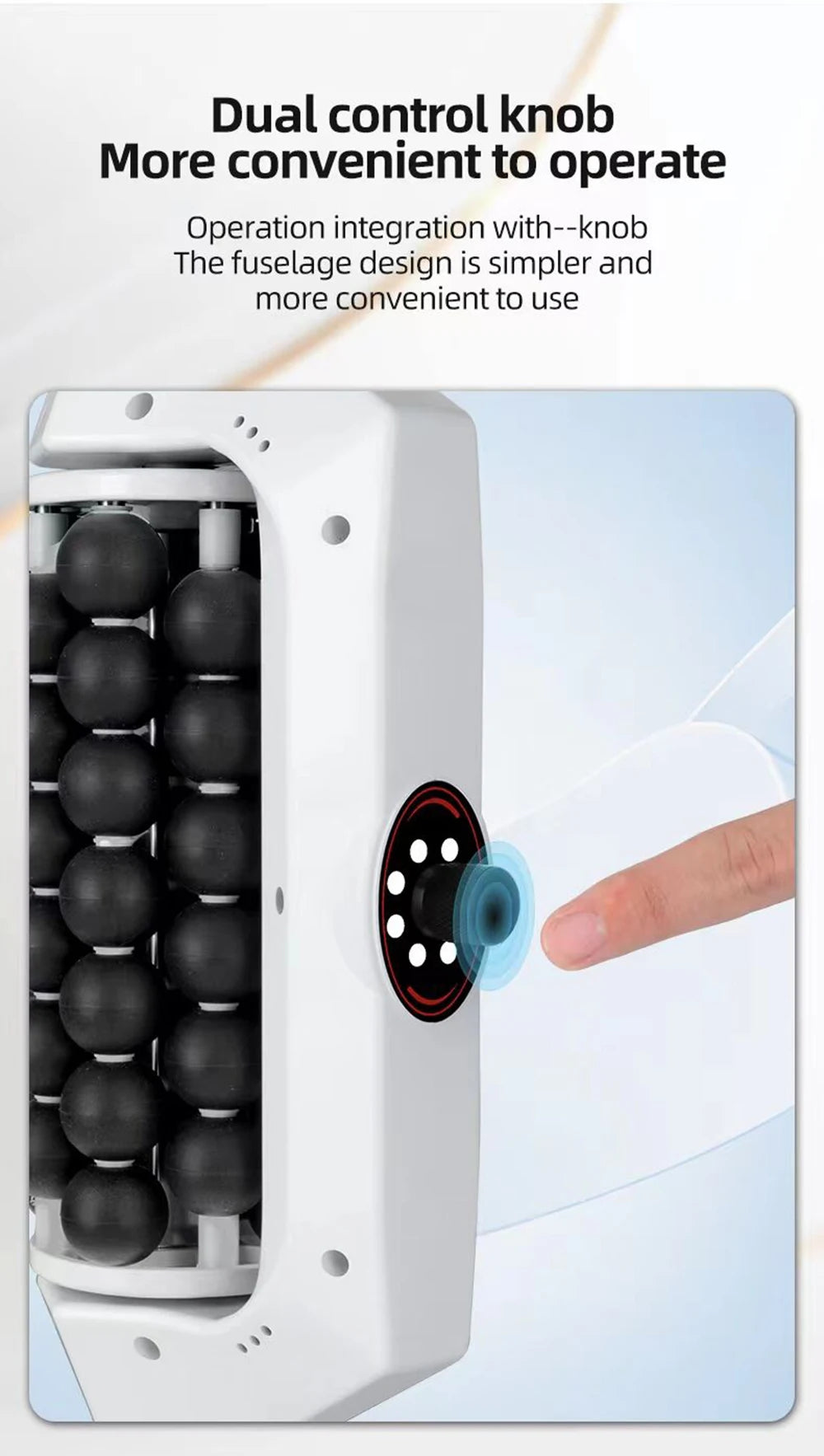 Rechargeable Anti-Cellulite Body Roller — High-Frequency Vibration Slimming Massage Machine