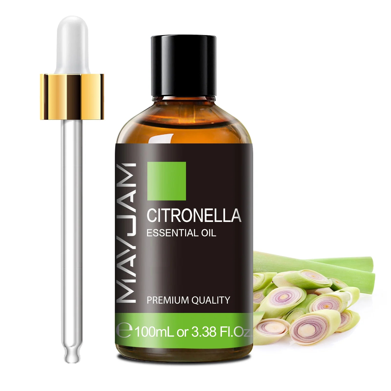 Pure Plant Essential Oil 100ml — Peppermint, Lavender, Frankincense &amp; More for Diffuser &amp; Aromatherapy